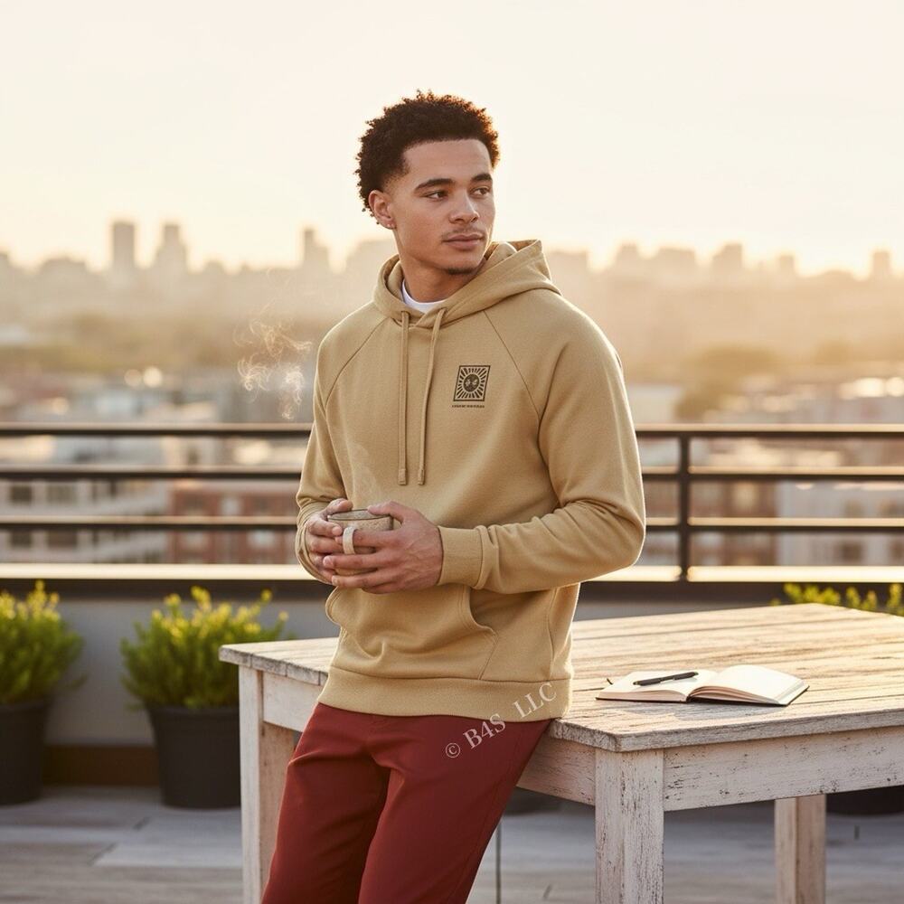 Under Armour UA Rival Fleece Hoodie Mountain Camel Brown Mens XL Long Sleeve
